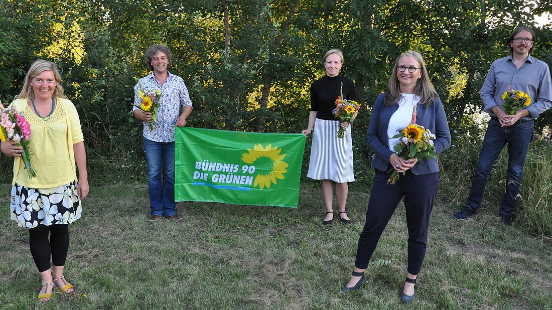 Die fünf Mitglieder des Ortsvorstandes Haßfurt