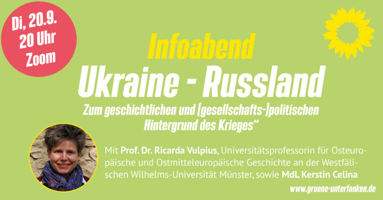 Themenabend zum Russland-Ukraine-Konflikt mit Prof. Dr. Ricarda Vulpius