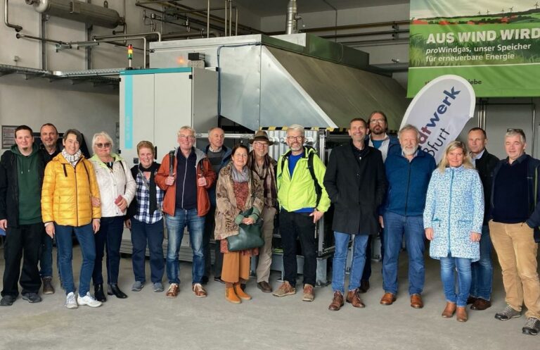 Besuch des AK Kommunale Energiewende bei den Stadtwerken Haßfurt