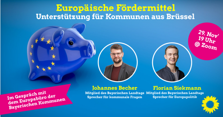 Europäische Fördermittel für Kommunen: Digitales Webinar