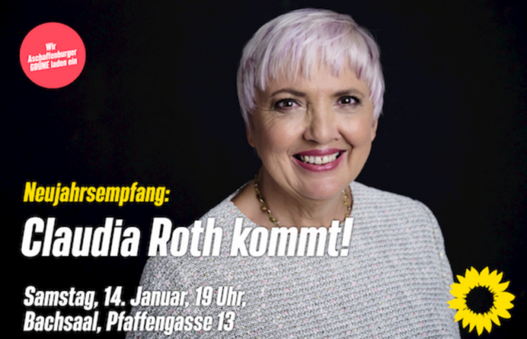 Neujahrsempfang Kreisverband Aschaffenburg-Stadt mit Claudia Roth MdB