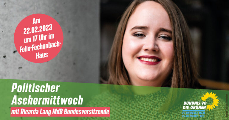 Politischer Aschermittwoch mit Ricarda Lang in Würzburg