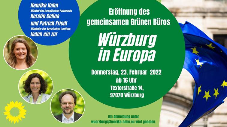 Europabüro der Grünen in Würzburg eingeweiht