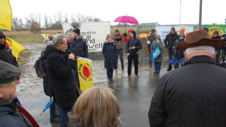 Protest-Demo gegen Atommüll-Zwischenlagerung in Grafenrheinfeld
