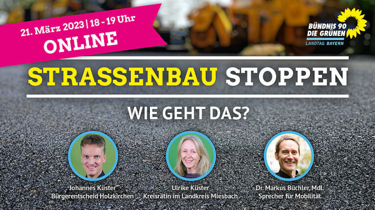 Webinar „Straßenbau stoppen“