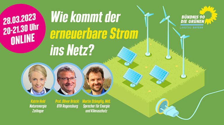 Wie kommt der erneuerbare Strom ins Netz?