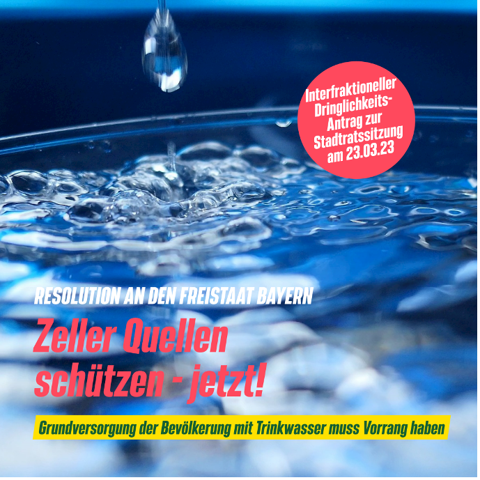 Resolution „Würzburger Erklärung für den Schutz unseres Trinkwassers“