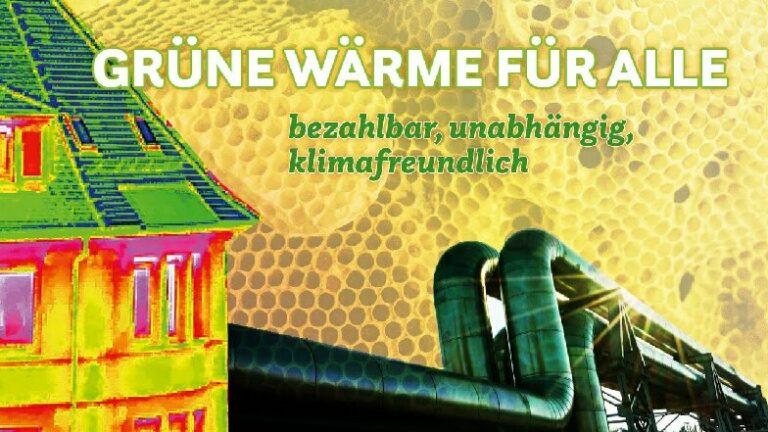 Konferenz der Bundestagsfraktion „Grüne Wärme für alle“ in Berlin mit Livestream