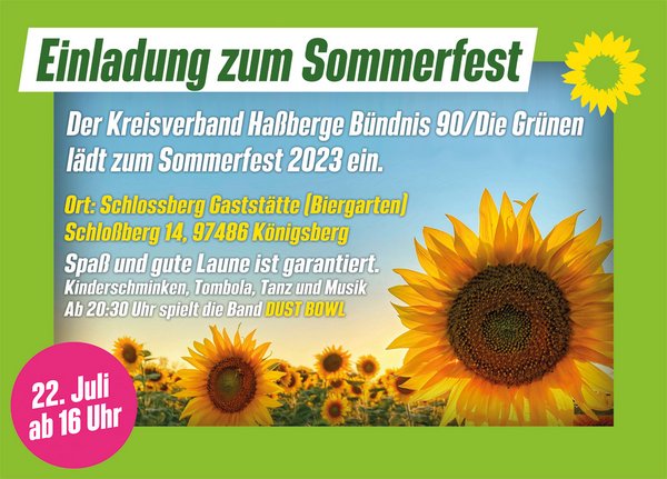 KV Haßberge feiert Sommerfest