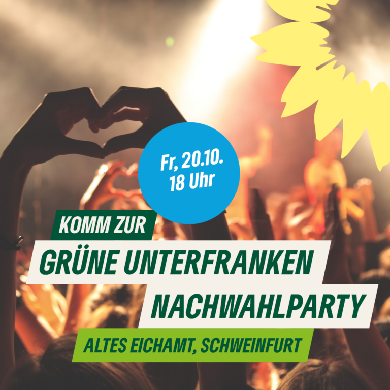 Nachwahlparty GRÜNE Unterfranken