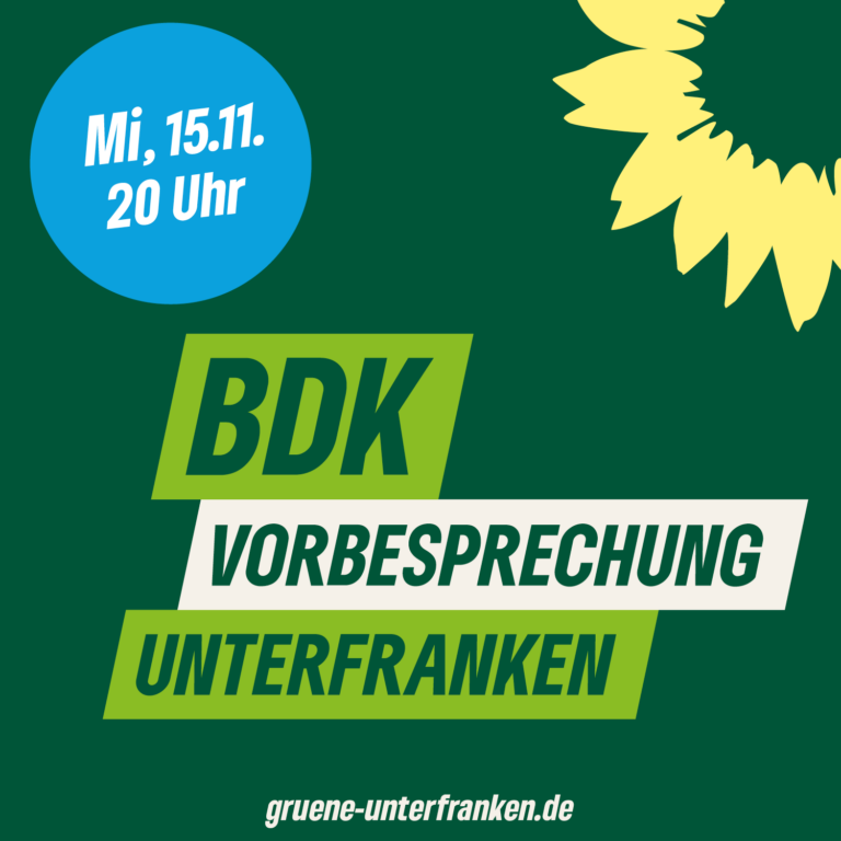 Delegiertentreffen Unterfranken im Vorfeld der Bundesdelegiertenkonferenz BDK