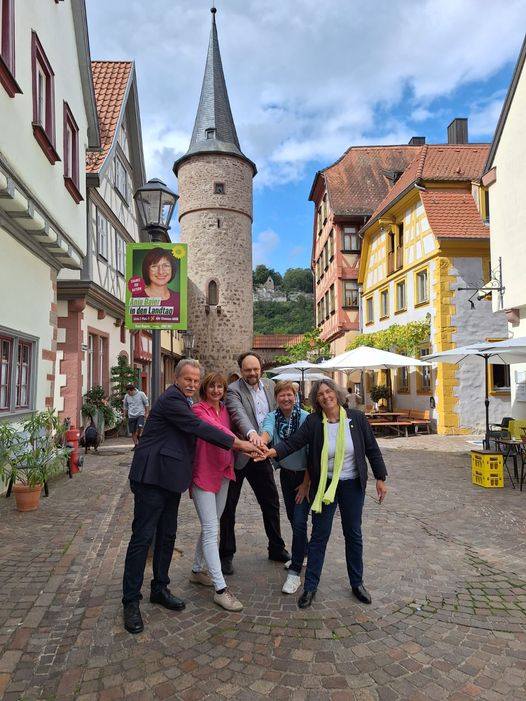 Die grüne Landtagsabgeordnete Kerstin Celina feierte 10 Jahre Regionalbüro in Karlstadt