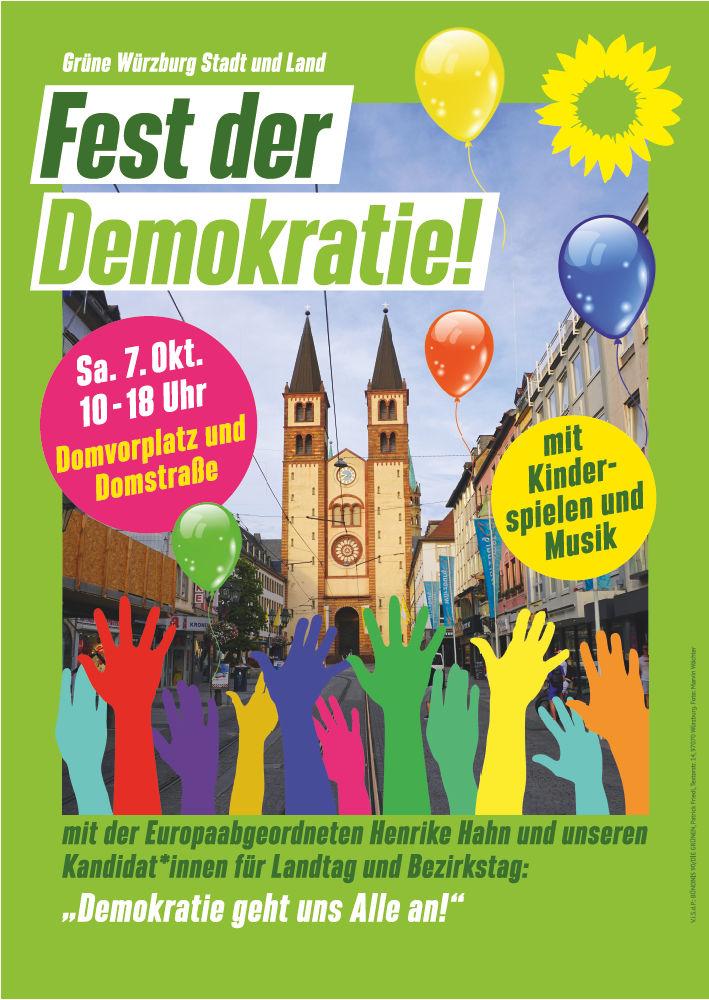 Fest der Demokratie in Würzburg