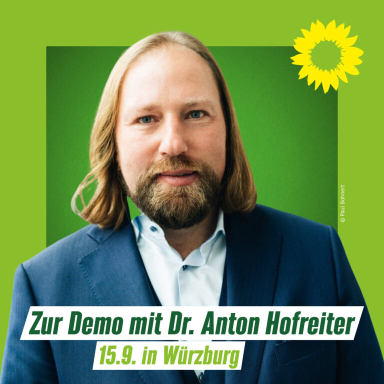 Zur Klimademo mit Dr. Anton Hofreiter