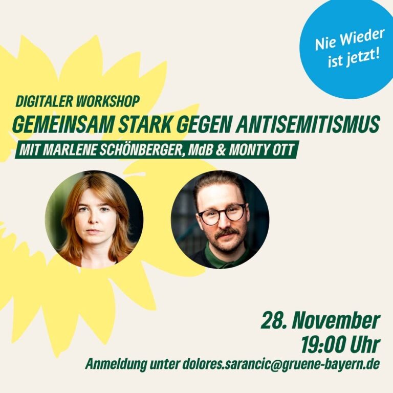 Gemeinsam stark gegen Antisemitismus – Onlineworkshop