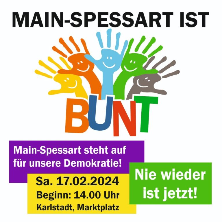 Kundgebung „MSP ist bunt! Nie wieder ist jetzt!“