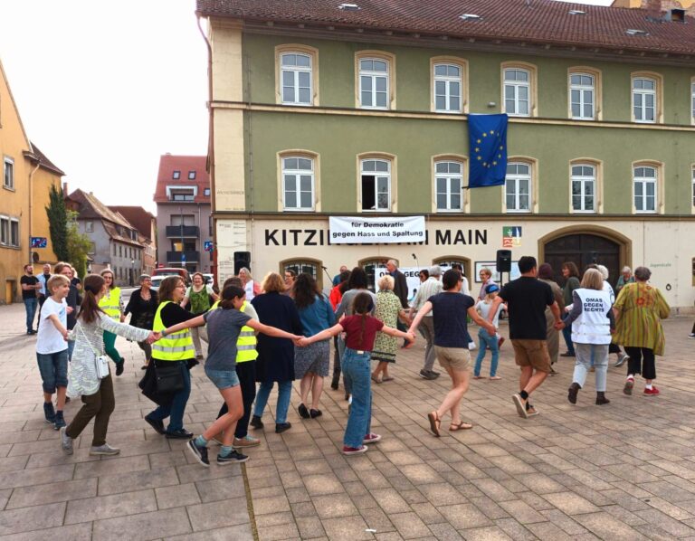 Tanzen für Demokratie in Kitzingen