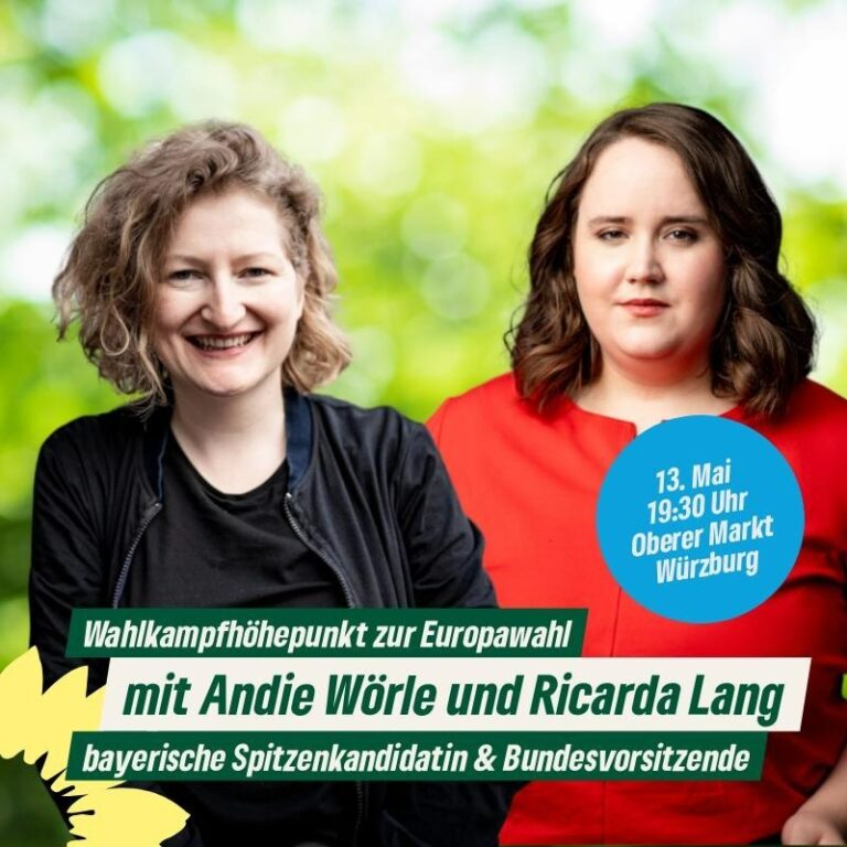 Ricarda Lang kommt nach Würzburg