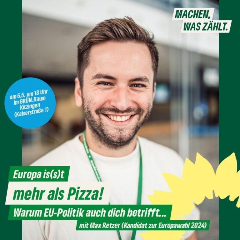 Auf eine Pizza mit Max Retzer in Kitzingen