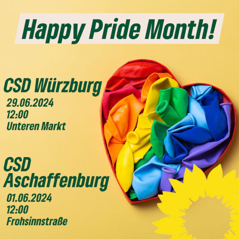 Pride Month auch in Unterfranken