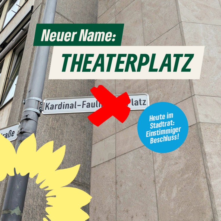 Würzburg: Grüne freuen sich über Umbenennung des Kardinal-Faulhaber-Platzes