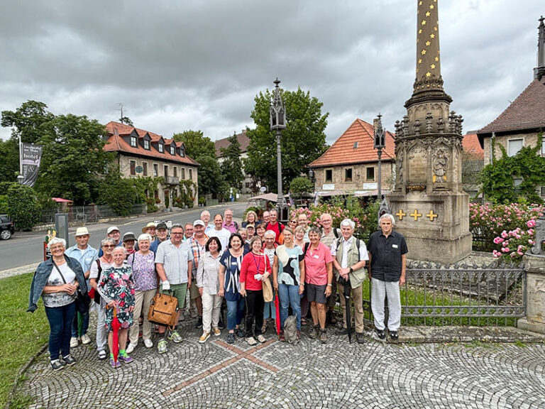 Wandertag der unterfränkischen Partnerschaftsgemeinden in Wiesentheid