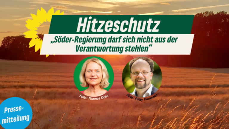 Patrick Friedl zur Hitzeschutzstrategie des Bundes: „Söder-Regierung darf sich nicht aus der Verantwortung stehlen“