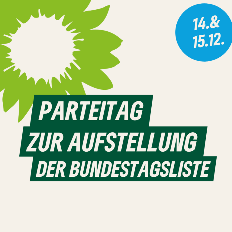 Landesparteitag zur Aufstellung der Landesliste für die Bundestagswahl