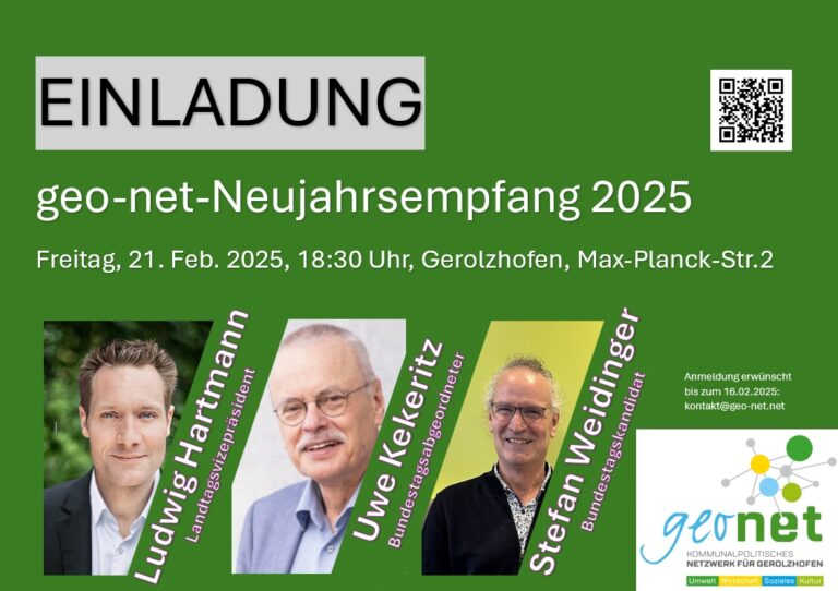 geo-net Gerolzhofen (SW): Neujahrsempfang 2025