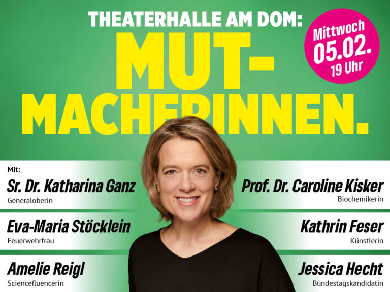 GRÜNE Würzburg: Diskussionsabend „Mutmacherinnen“