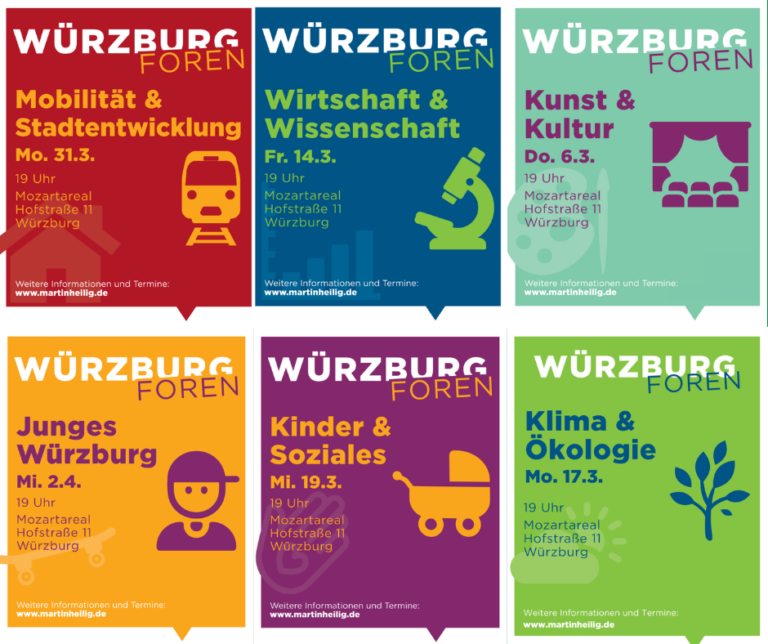 Martin Heilig lädt im Rahmen des OB-Wahlkampfs zu „Würzburg-Foren“ ein