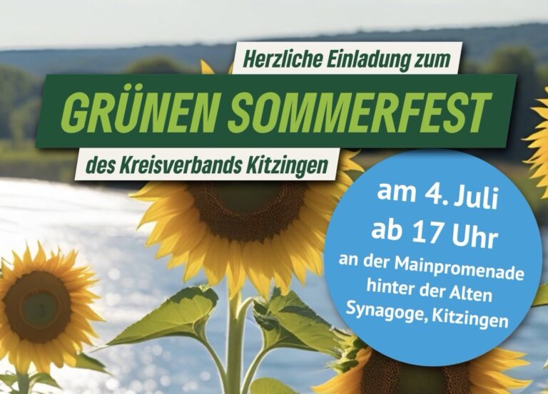 GRÜNE Kitzingen: Sommerfest 2025